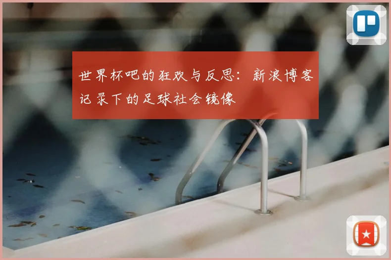 世界杯吧的狂欢与反思：新浪博客记录下的足球社会镜像